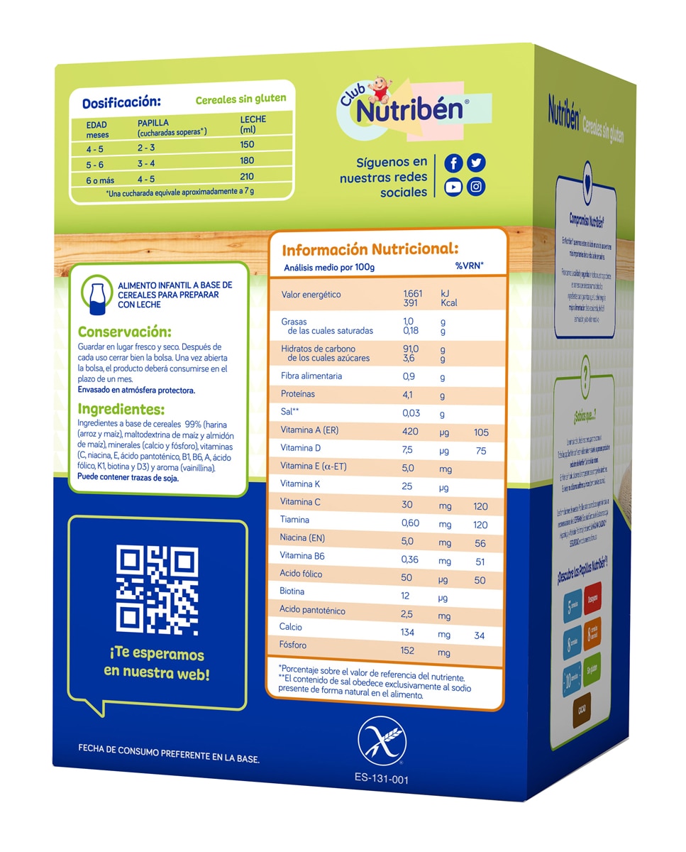 Cereales Sin Gluten Nutribén® - 600 g 2