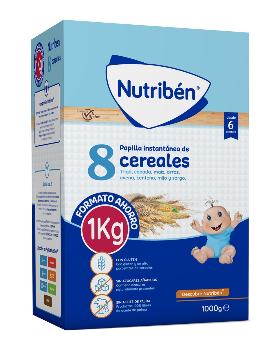 Nutribén® - Papilla 8 Cereales 1000 Nutribén.