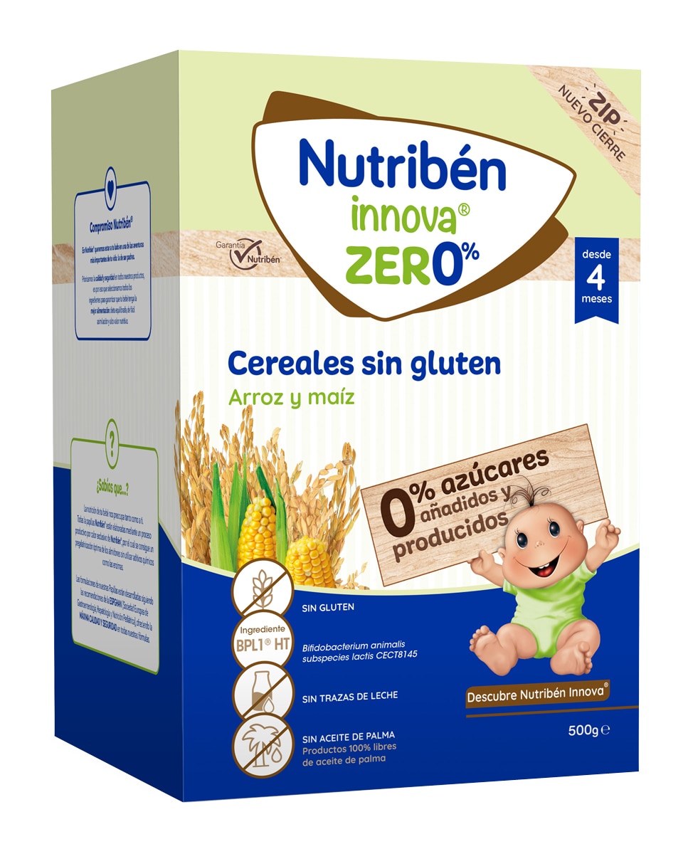 Nutribén® - Papilla Innova Cereales sin glutén 0% 500 g Nutribén.