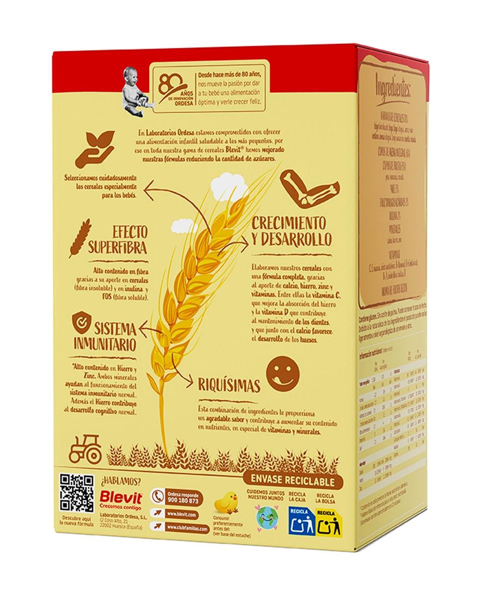 Papilla Blevit Sf Multicereales Muesli 500 g Blevit - 500 g 2