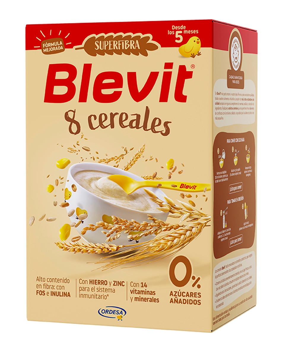Blevit - Papilla Superfibra 8 Cereales 500 g Blevit.
