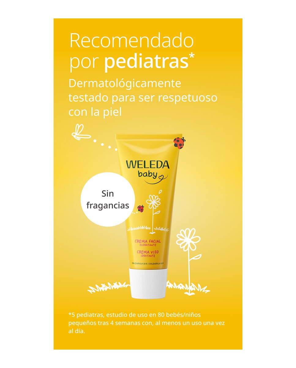 Crema Facial de Caléndula Baby Weleda - 50 ml 3