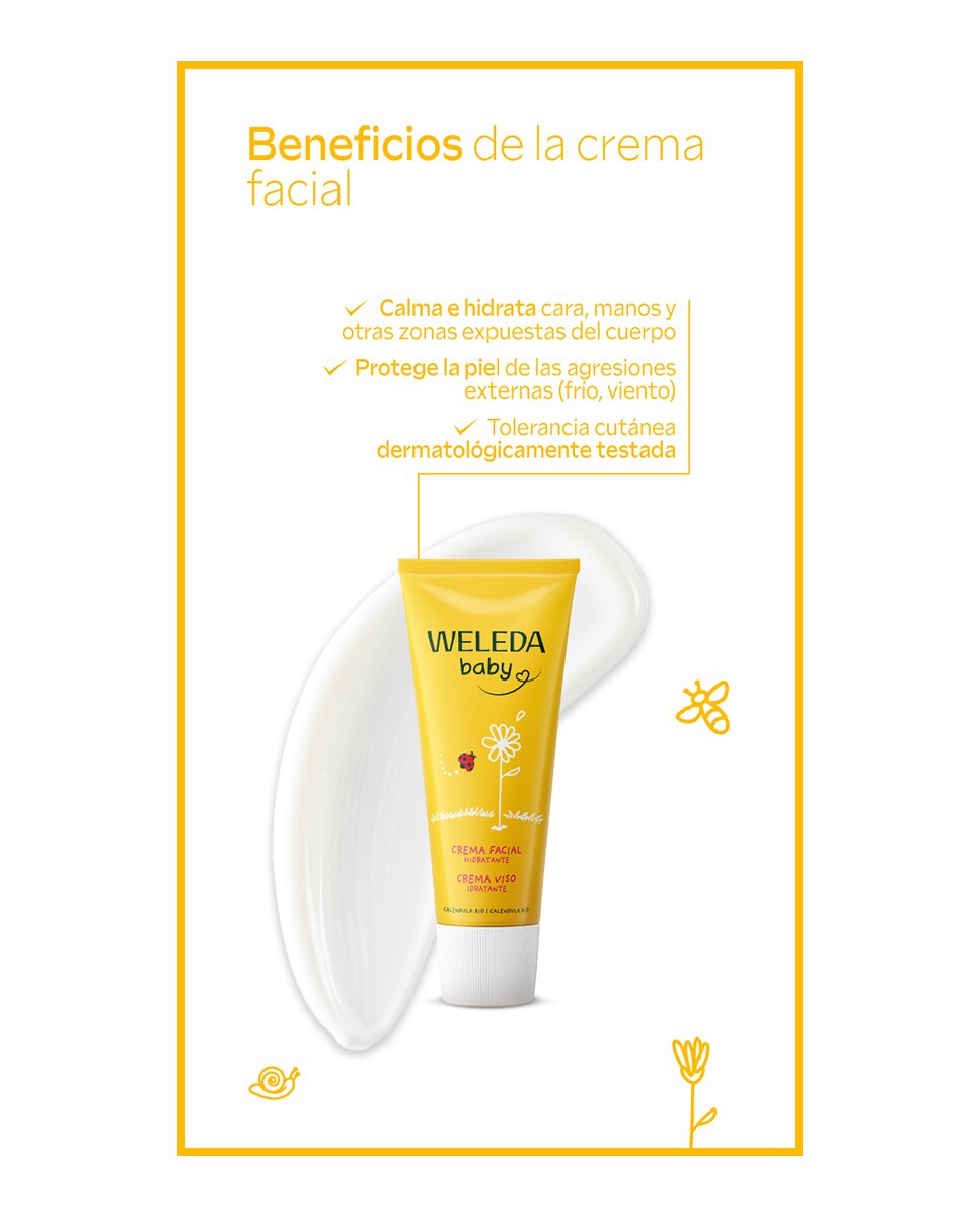 Crema Facial de Caléndula Baby Weleda - 50 ml 4