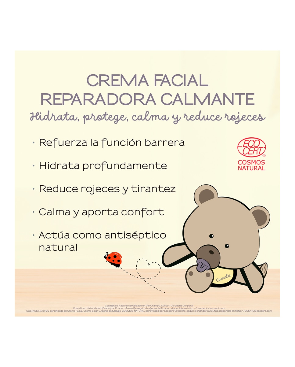 Crema Facial Calmante Piel Sensible Bebé Elifexir Baby Care Elifexir - 50 ml 5