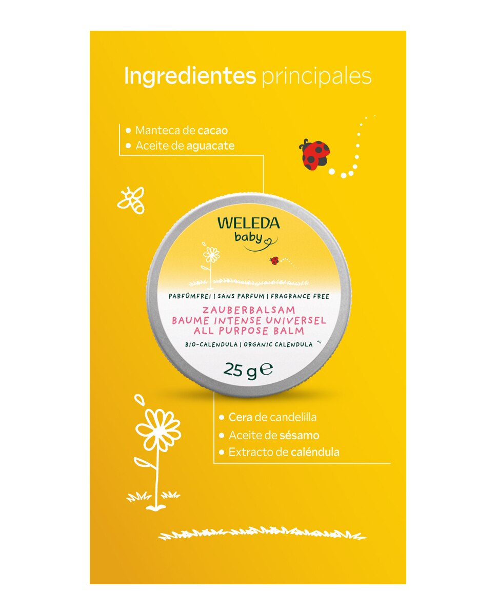 Bálsamo Multiusos Caléndula Baby Weleda - 25 g 3