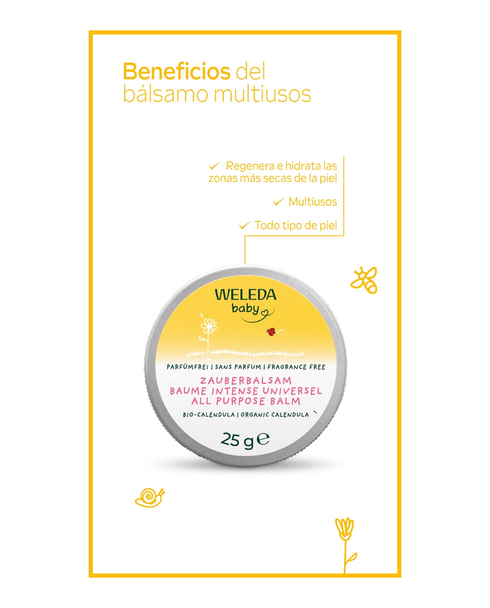 Bálsamo Multiusos Caléndula Baby Weleda - 25 g 4