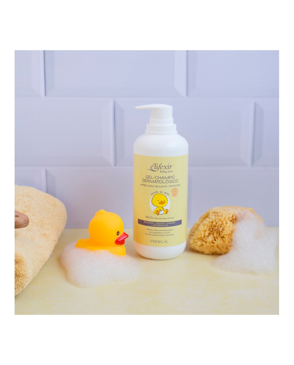 Gel-Champú Piel Sensible Bebé Elifexir Baby Care Elifexir - 500 ml 2