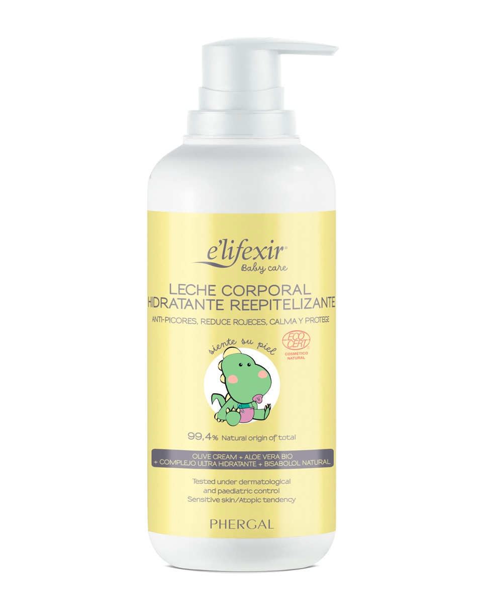 E'lifexir - Leche Corporal Reepitelizante Hidratante Piel Sensible Bebé Elifexir Baby Care 400 ml Elifexir.