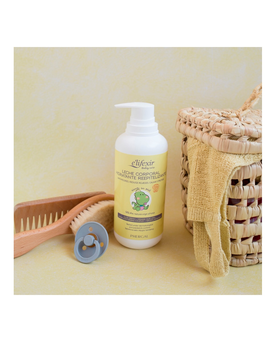 Leche Corporal Reepitelizante Hidratante Piel Sensible Bebé Elifexir Baby Care 400 ml Elifexir - 400 ml 5