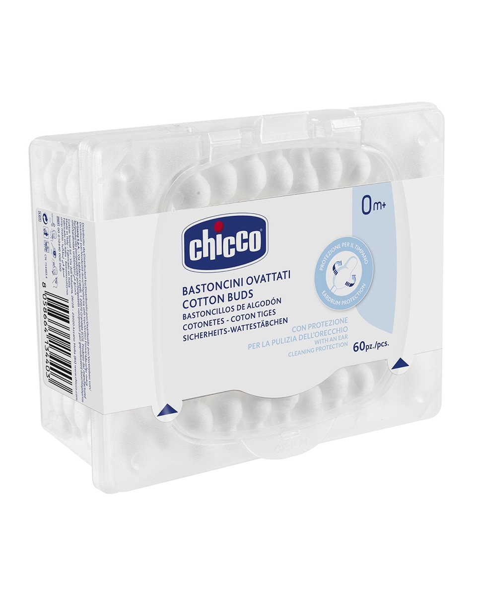 Bastoncillos De Algodón Con Protección Para El Tímpano 60 Ud 1