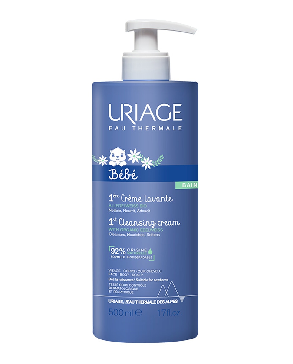 Gel De Baño Y Champú Para Bebés Con Edelweiss Orgánico Y Manteca De Karité 500 ml Uriage - 500 ml 1