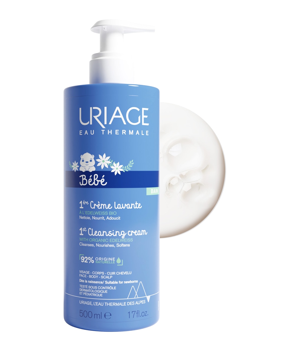 Gel De Baño Y Champú Para Bebés Con Edelweiss Orgánico Y Manteca De Karité 500 ml Uriage - 500 ml 2