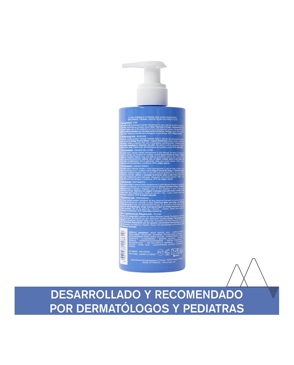 Leche Hidratante 500 ml Uriage - 500 ml 3