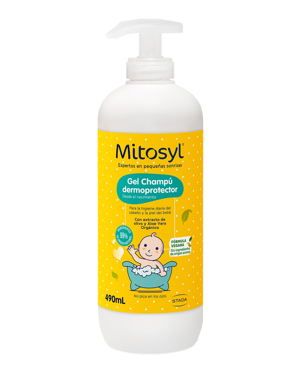 Mitosyl - Gel Champú Infantil Dermoprotector Pieles Delicadas 490 Ml Mitosyl.