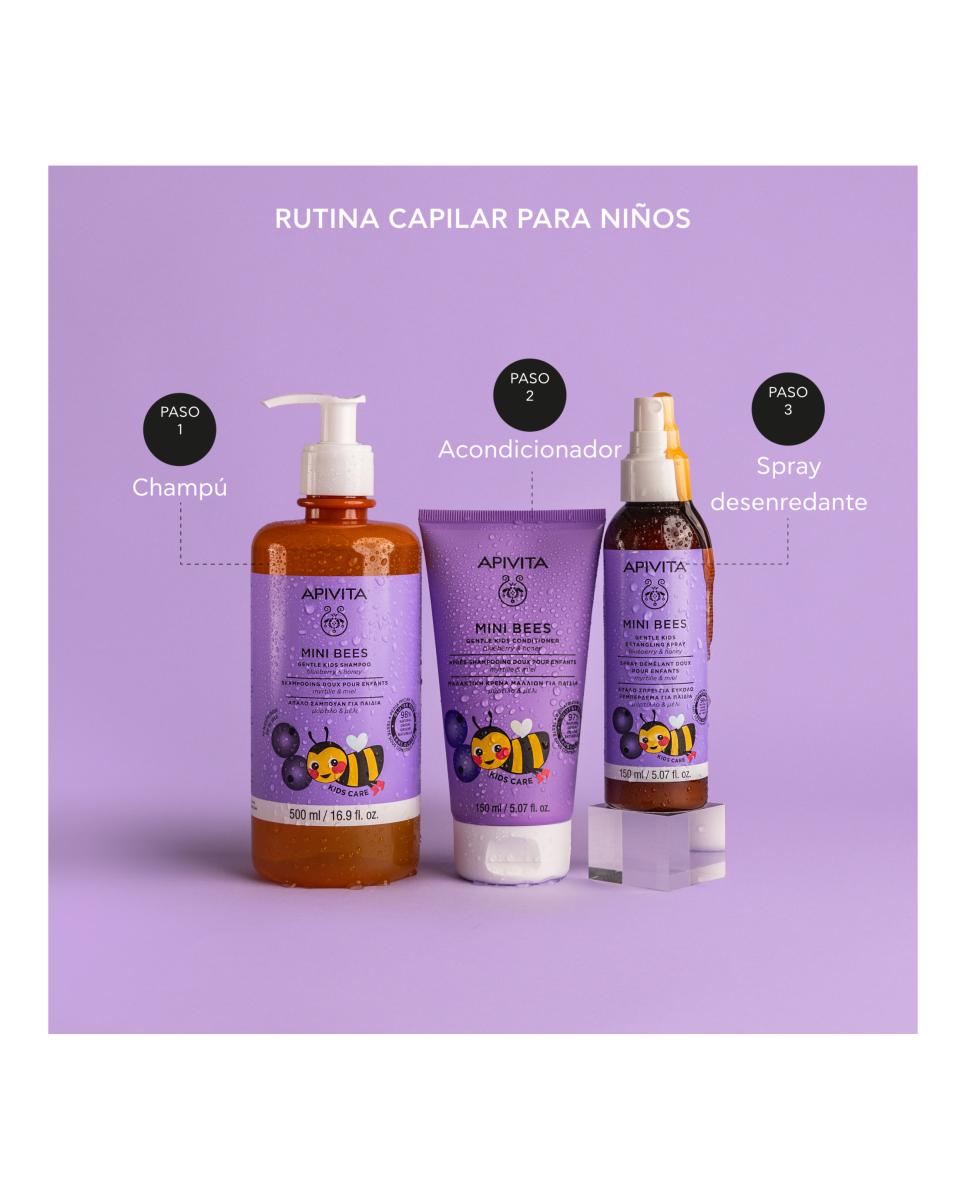 Spray Desenredante Suave Para Niños Apivita - 150 ml 5