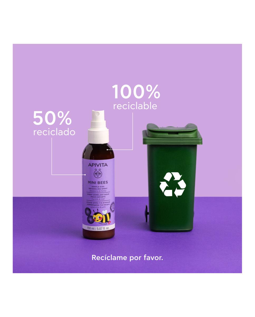 Spray Desenredante Suave Para Niños Apivita - 150 ml 7