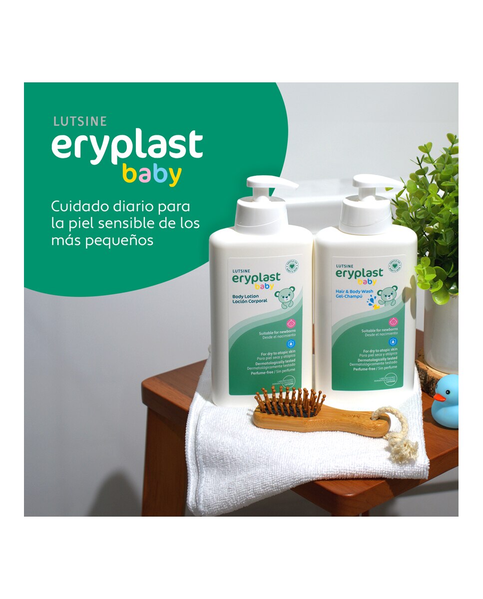 Loción corporal para piel de bebé seca y atópica Eryplast - 500 ml 8