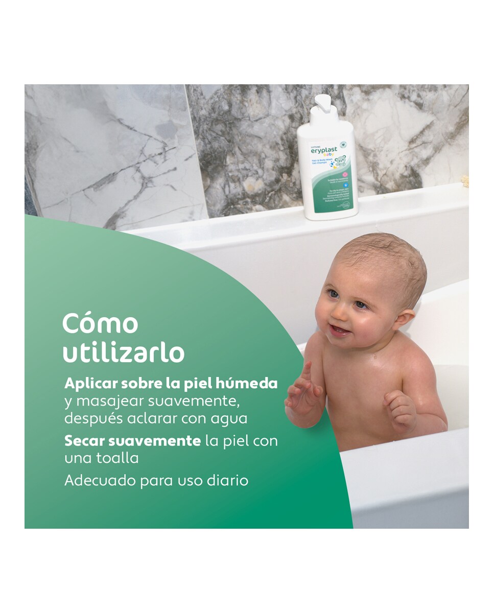Gel-Champú para piel de bebé secas y atópicas 500 ml Eryplast 6