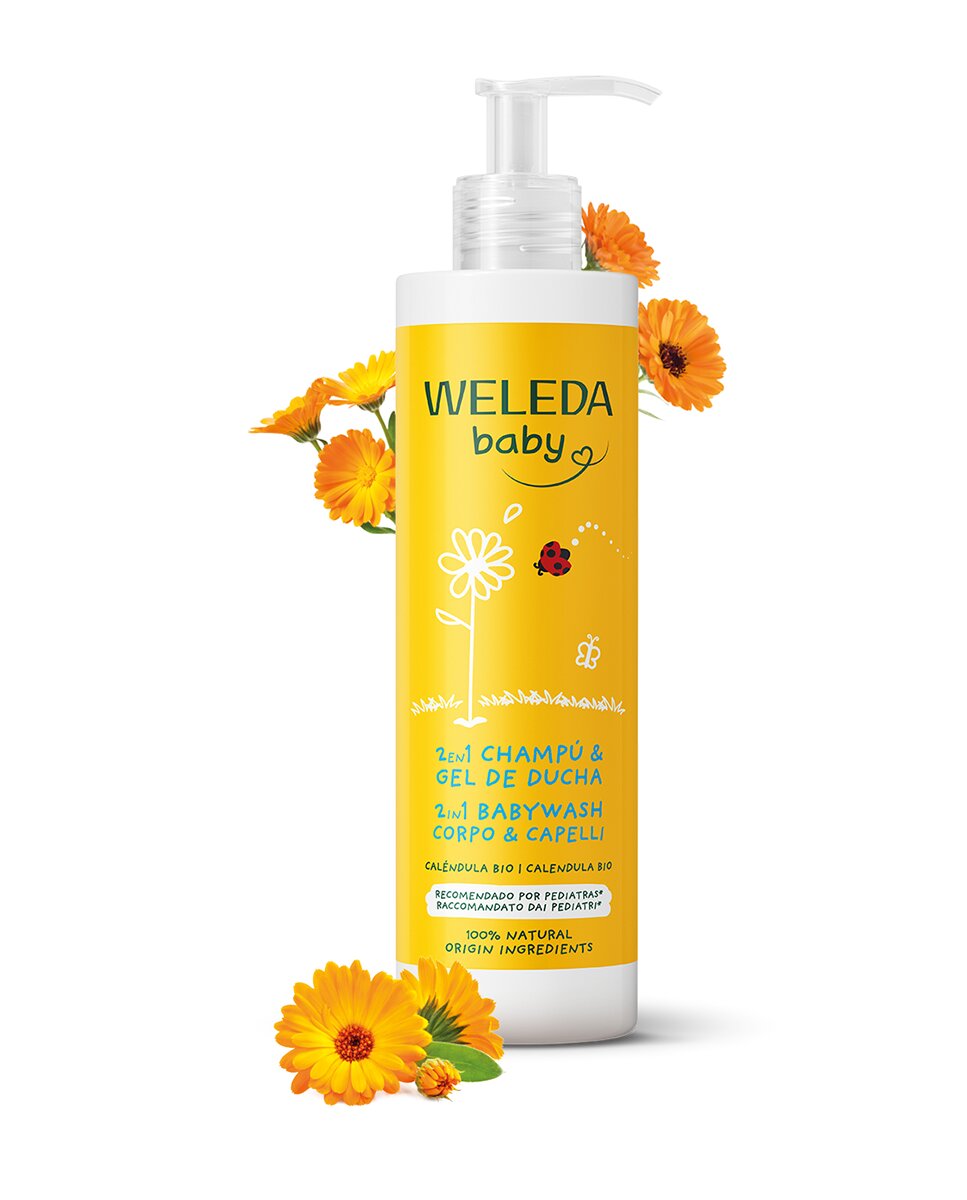 Champú & Gel de ducha Caléndula Weleda - 400 ml 2