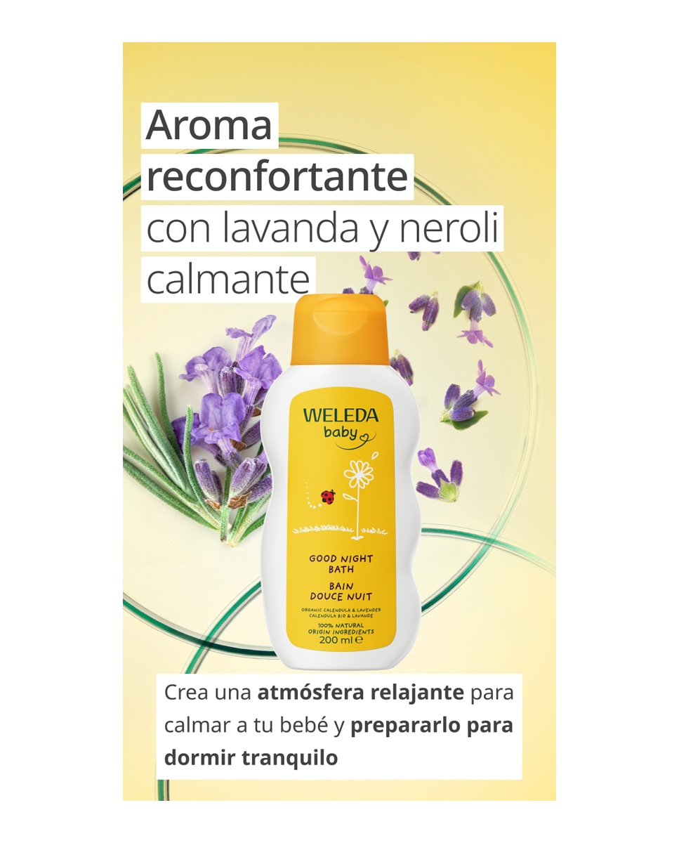 Imagen 3 de Gel De Baño Buenas Noches 200 Ml Weleda - 200 ml