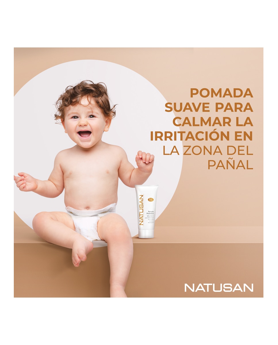Imagen 2 de Pomada protectora para pañal 75 ml Natusan - 75 ml