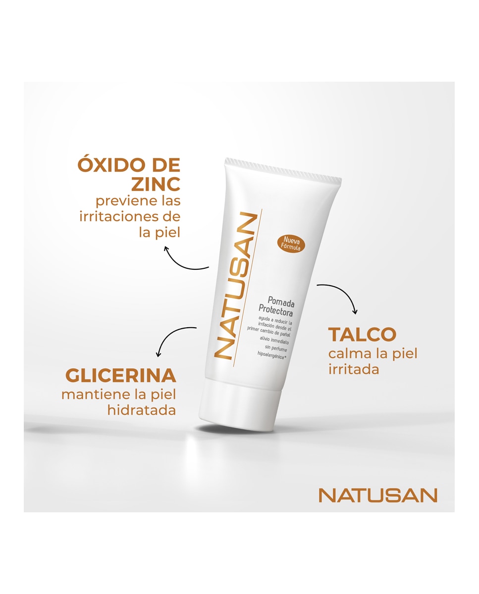 Imagen 6 de Pomada protectora para pañal 75 ml Natusan - 75 ml