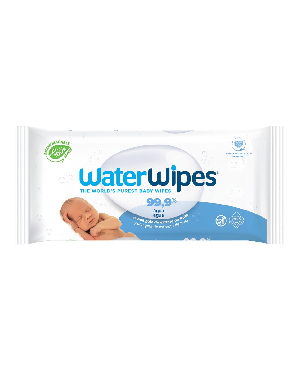 Imagen 0 de Toallitas para bebé 60 unidades WaterWipes