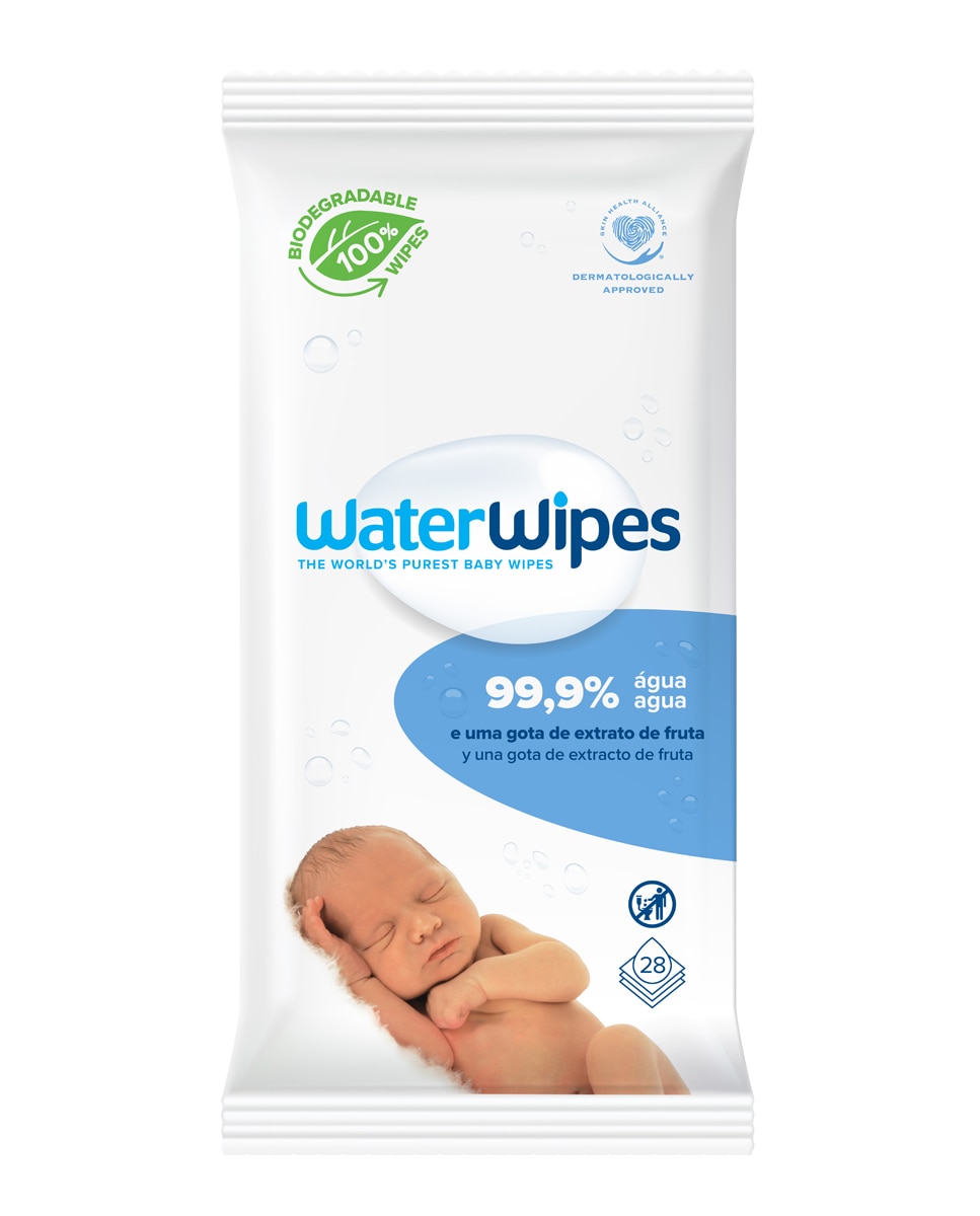 Imagen 0 de Toallitas para bebé 28 unidades WaterWipes