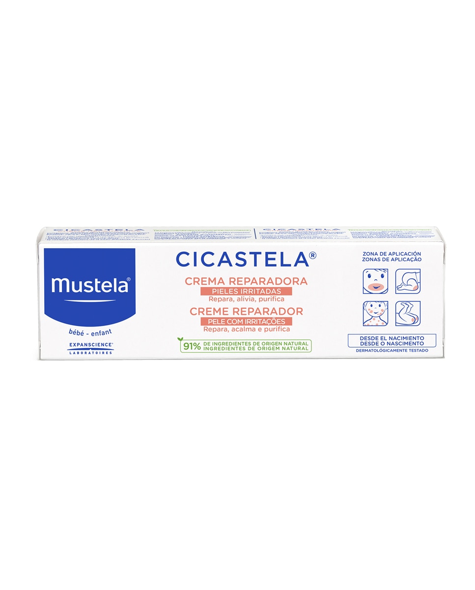 Crema reparadora para zonas irritadas Cicastela Mustela - 40 ml 2