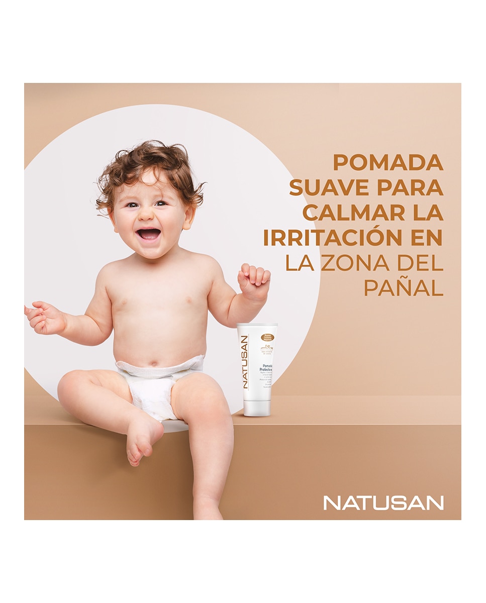 Imagen 2 de Crema Protectora Zona del Pañal 100 Ml Natusan - Blanco 100 ml Blanco