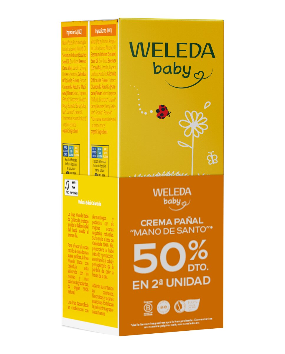 Weleda - Duplo Pañal 75ml Weleda.