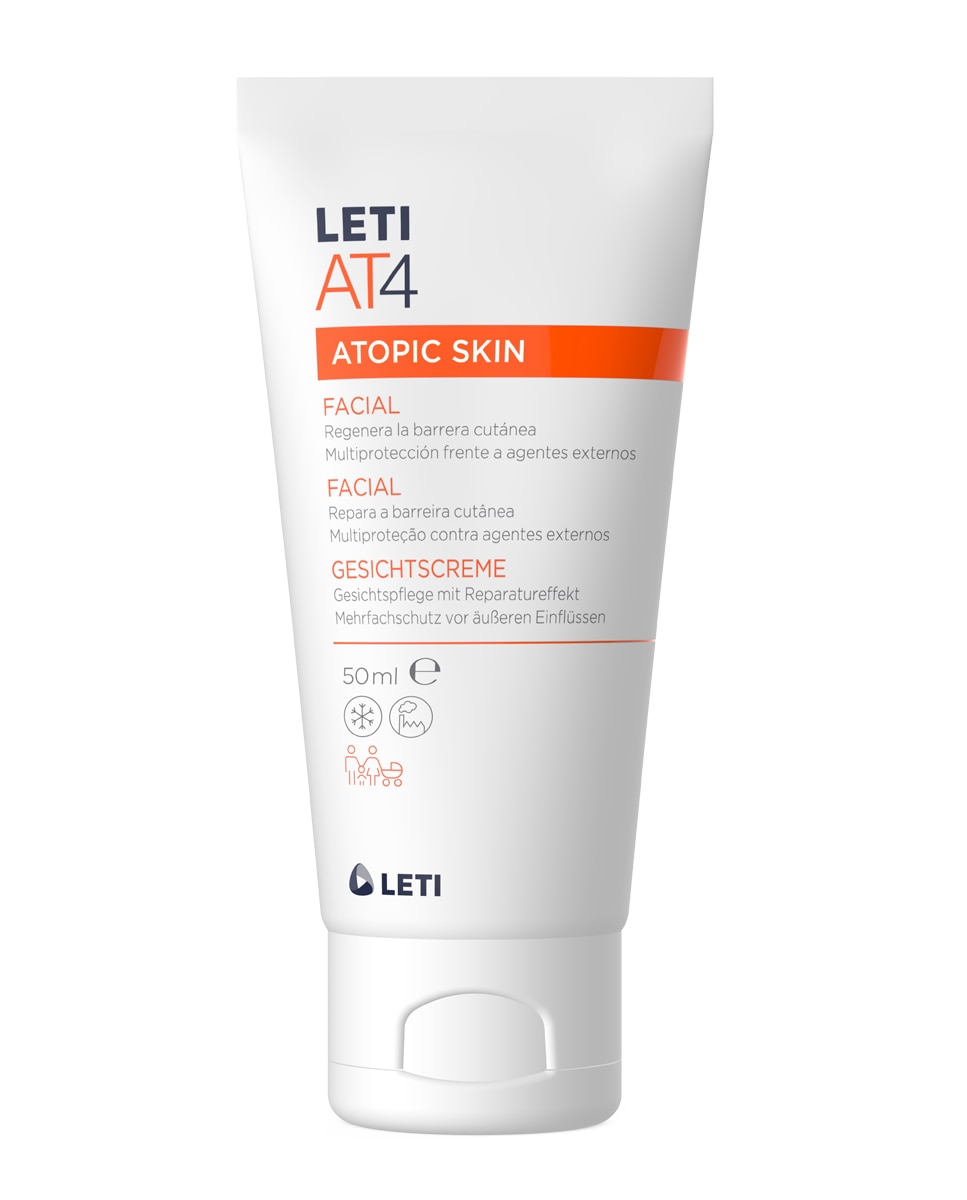Leti - Crema facial Piel Atópica y Seca.