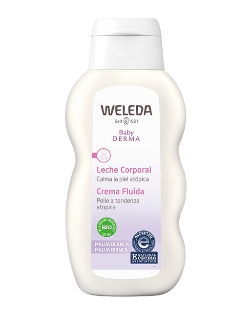 Imagen 0 de Leche Corporal de Malva Blanca Baby Derma Weleda