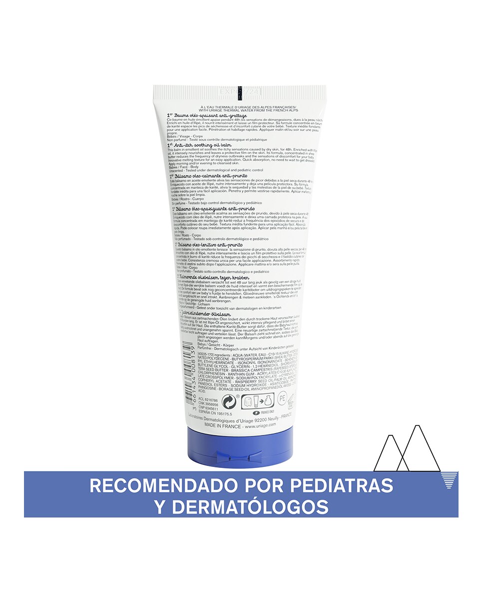 Bálsamo Óleo-Calmante Antiprurito 200 Ml Uriage 3