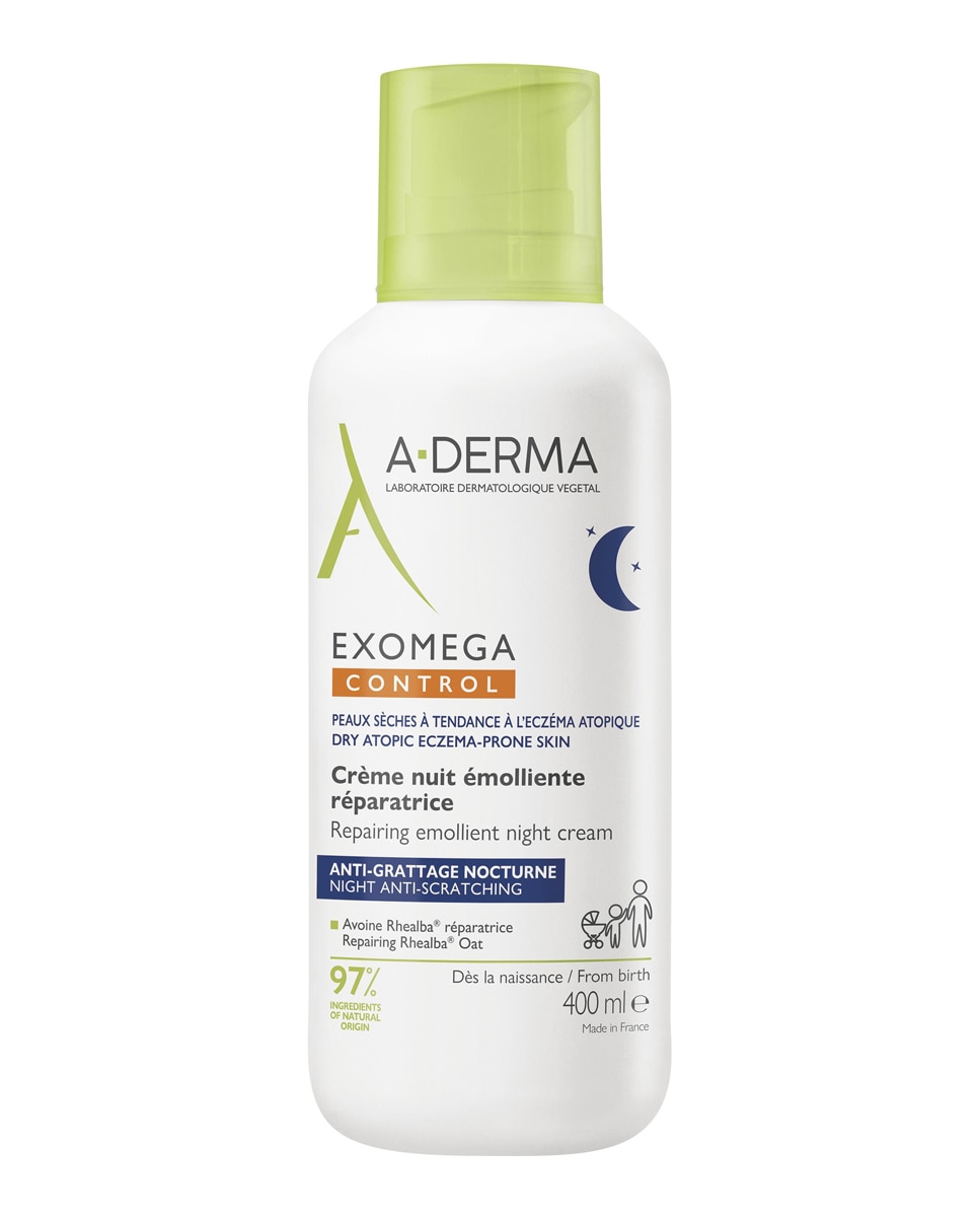 Ducray - Crema de Noche Reparadora Emoliente A-Derma Exomega 400 ml Ducray.