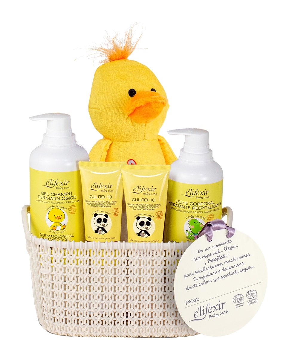 E'lifexir - Pack Cesta Regalo Mi Abracito Elifexir Baby Care E'lifexir.