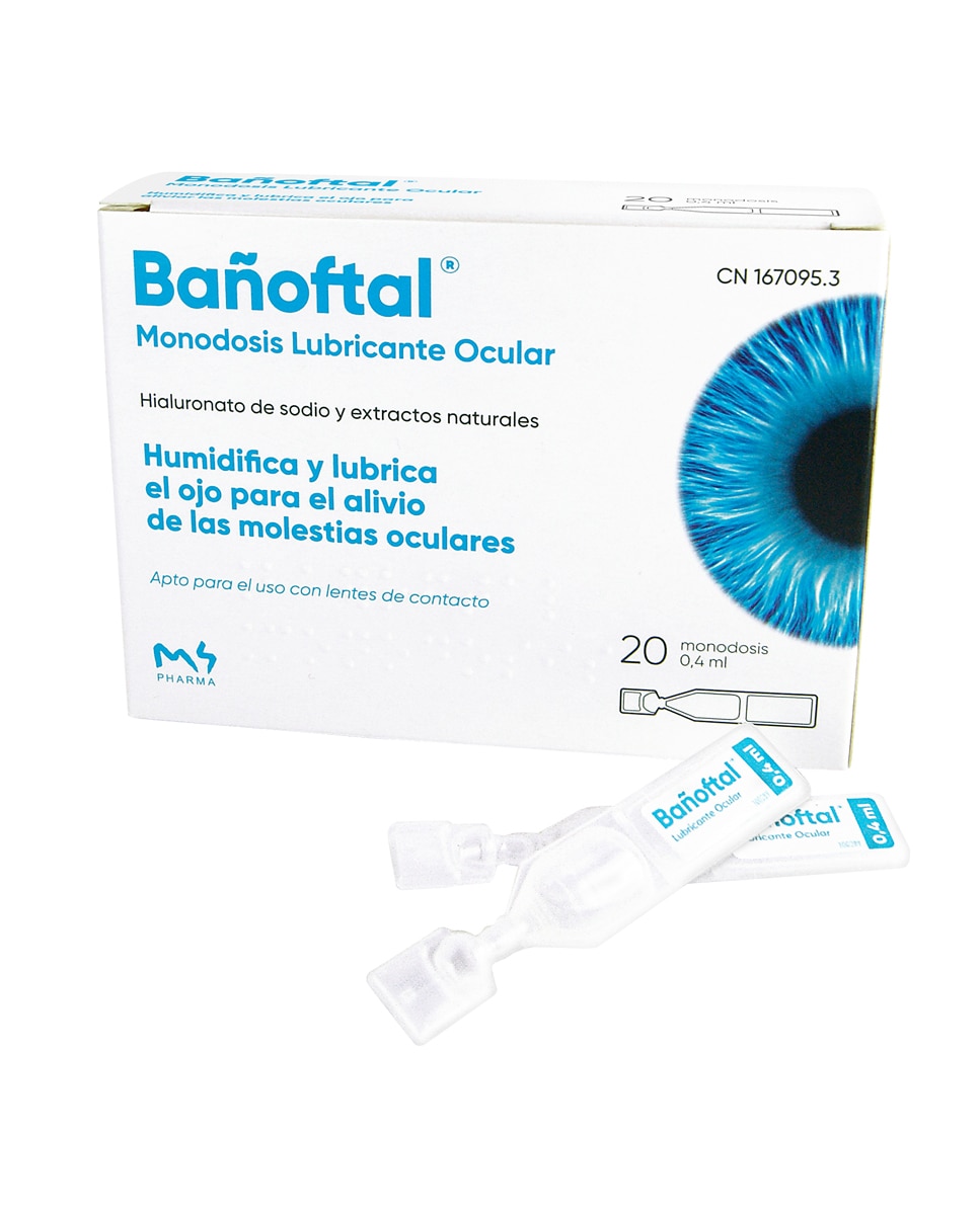 Imagen 0 de Gotas Oftálmicas 20 monodosis Bañoftal