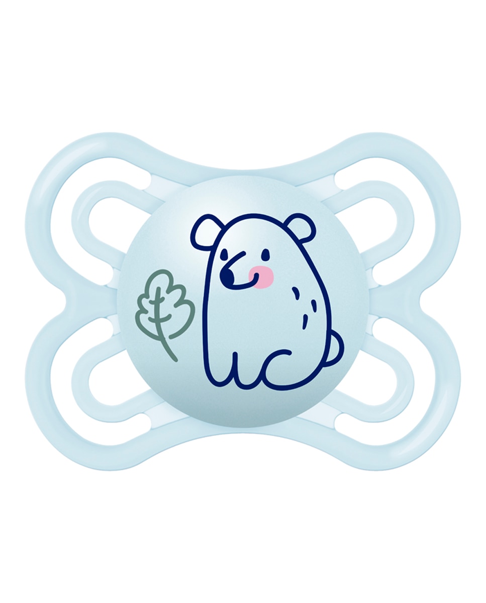 MAM - Chupete Perfect 0+ Silicona Azul MAM.