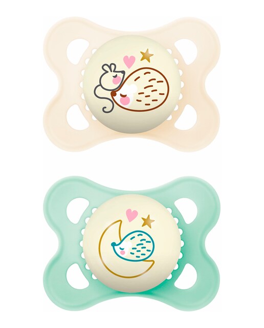 Imagen 0 de 2 Chupetes Original Pure Night -2 meses MAM