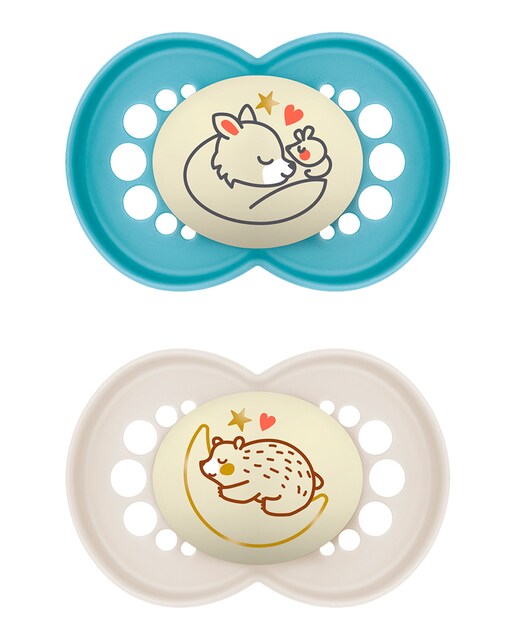 Imagen 0 de 2 Chupetes Original Pure Night +6 meses MAM