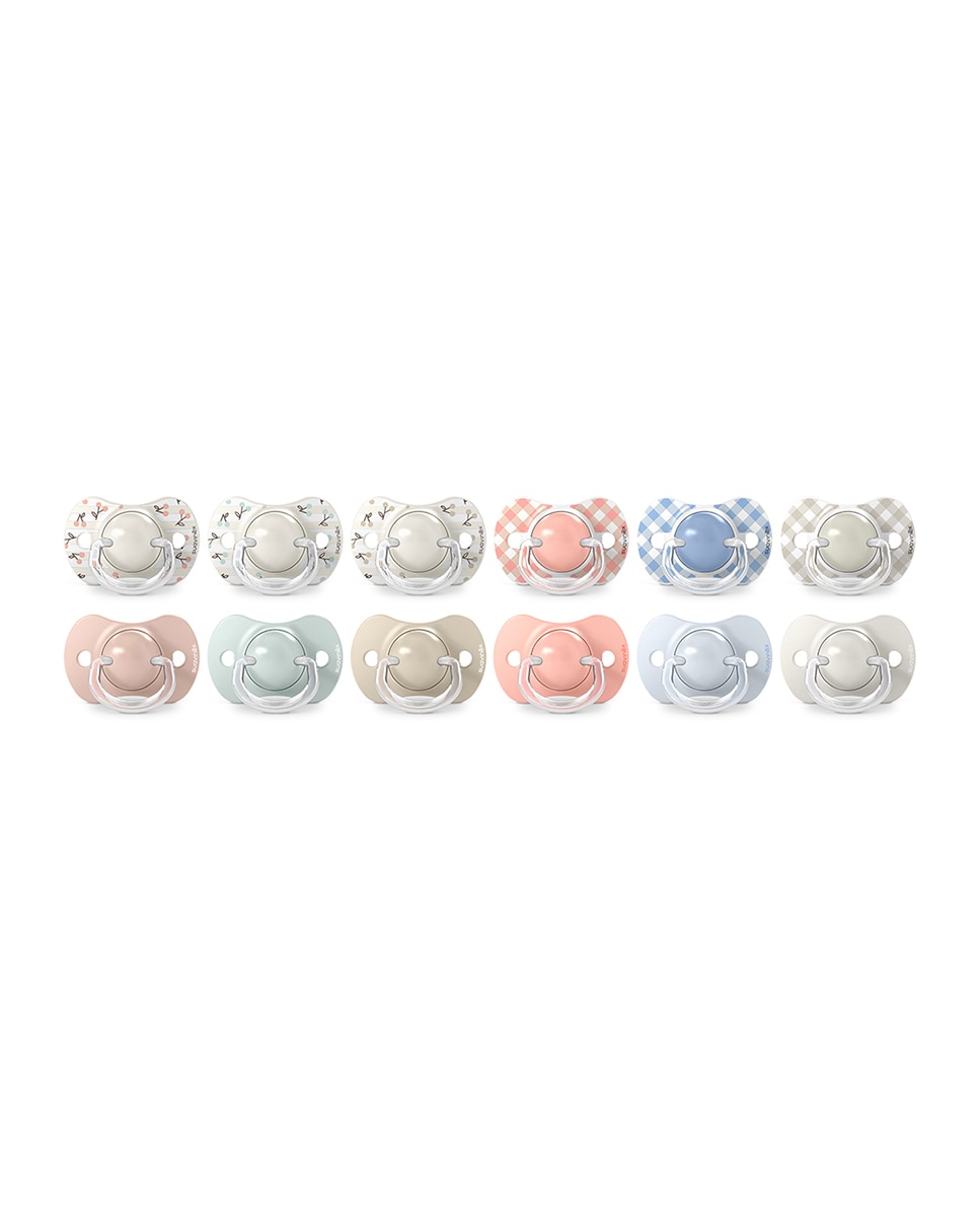 Suavinex - Pack de 2 Chupetes Silicona Fisiológicos SX Pro 0-6 meses Suavinex.