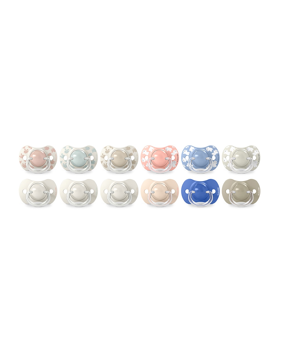 Suavinex - Pack de 2 Chupetes Silicona Fisiológicos SX Pro 6-18 meses Suavinex.