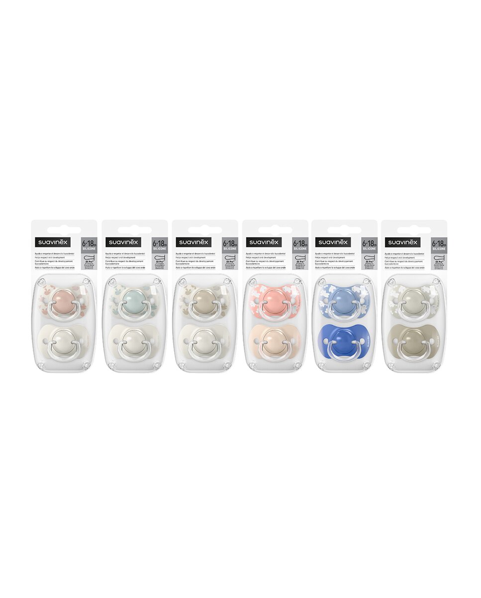 Pack de 2 Chupetes Silicona Fisiológicos SX Pro 6-18 meses Suavinex 6