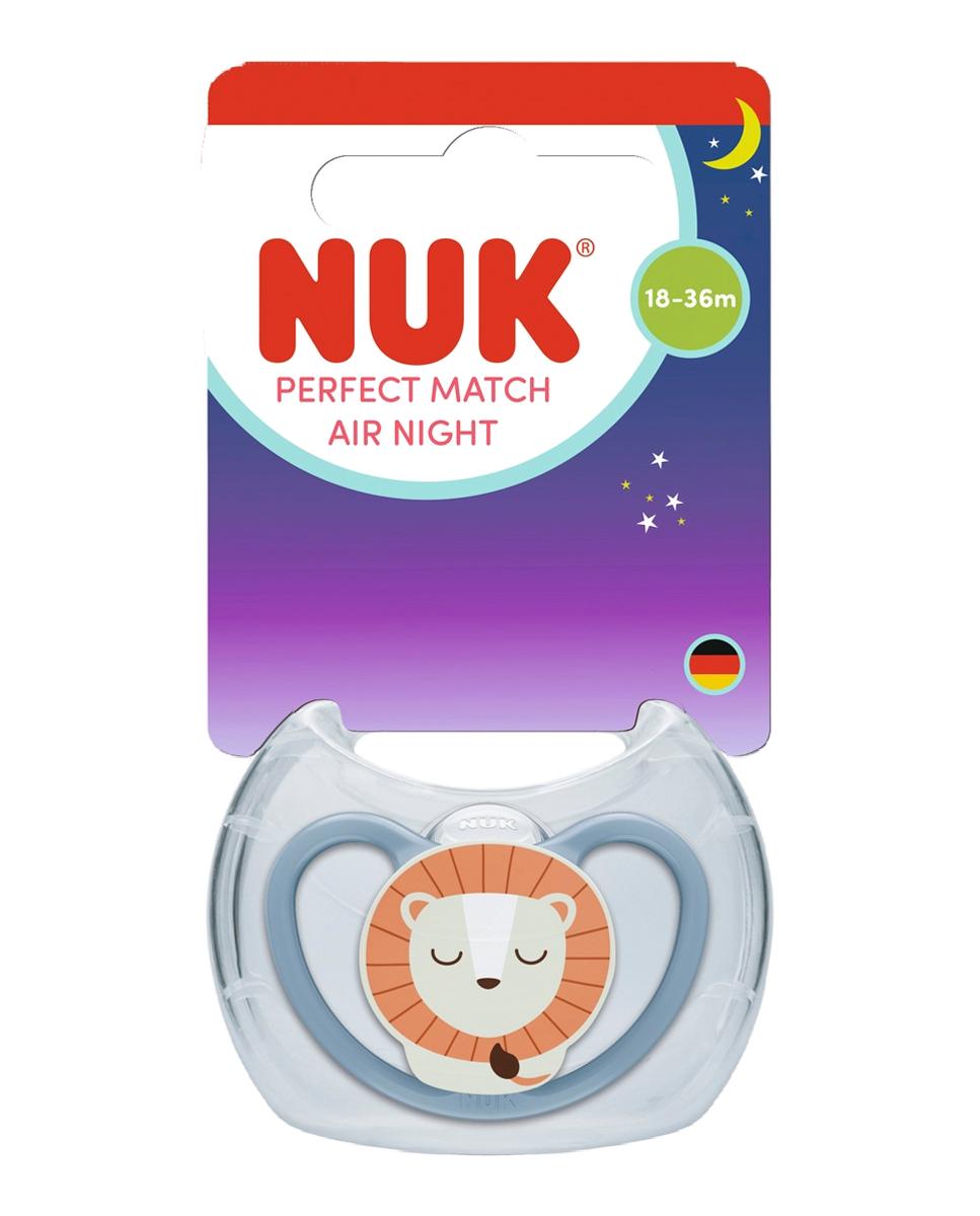 Nuk Chupete Perfect Match Air Night Silic. T2 6-18M (1 Ud) Surtido 2
