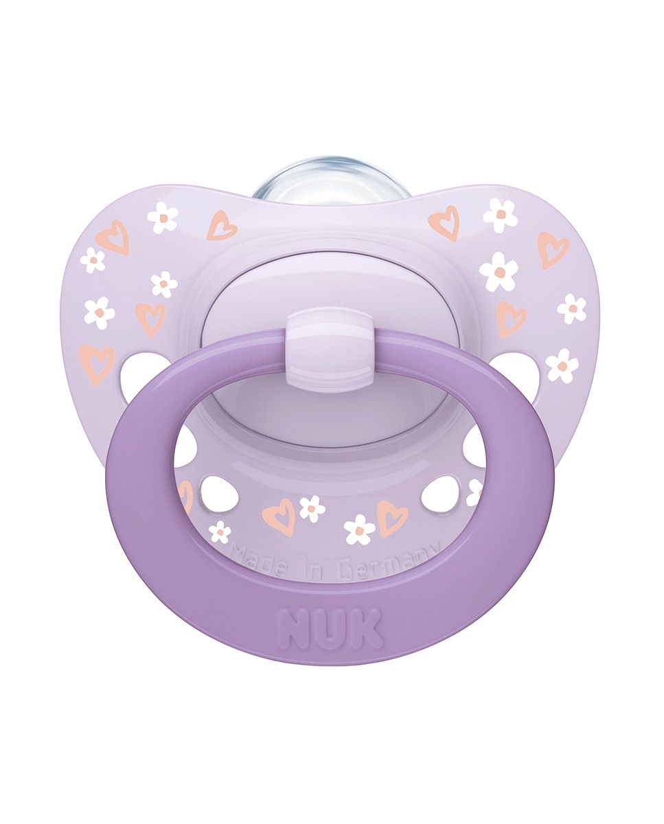 Imagen 3 de Nuk Chupete First Choice Classic Day & Night Silic. T2 6-18M (2 Uds) - Surtido
