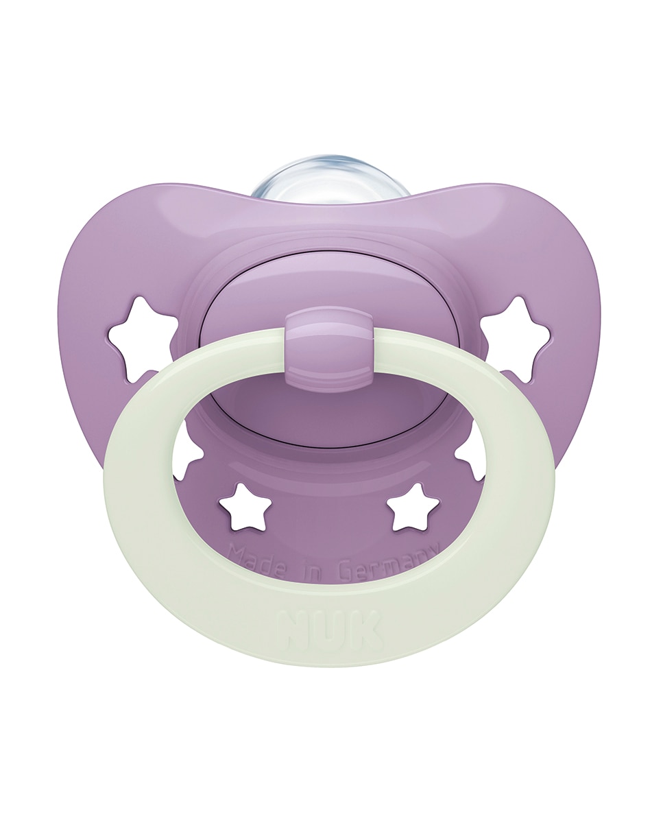 Imagen 4 de Nuk Chupete First Choice Classic Day & Night Silic. T2 6-18M (2 Uds) - Surtido