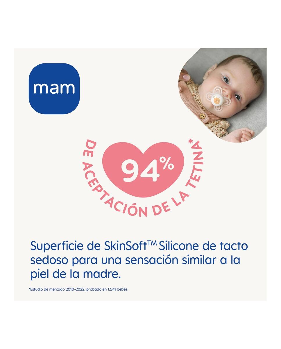 Chupete Perfect 6+ MAM - Azul Azul-2