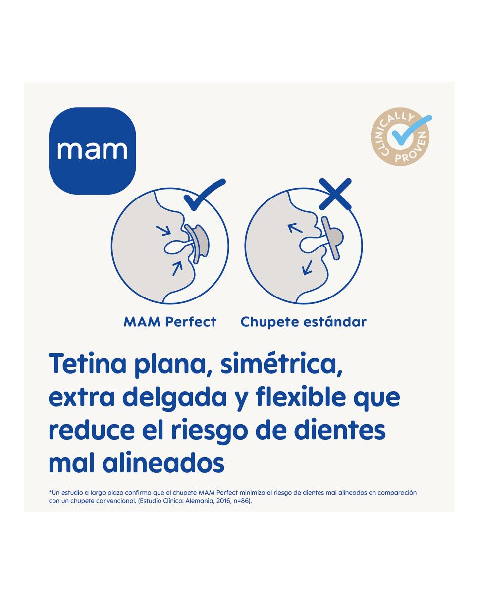 Chupete Perfect 6+ MAM - Azul Azul-3