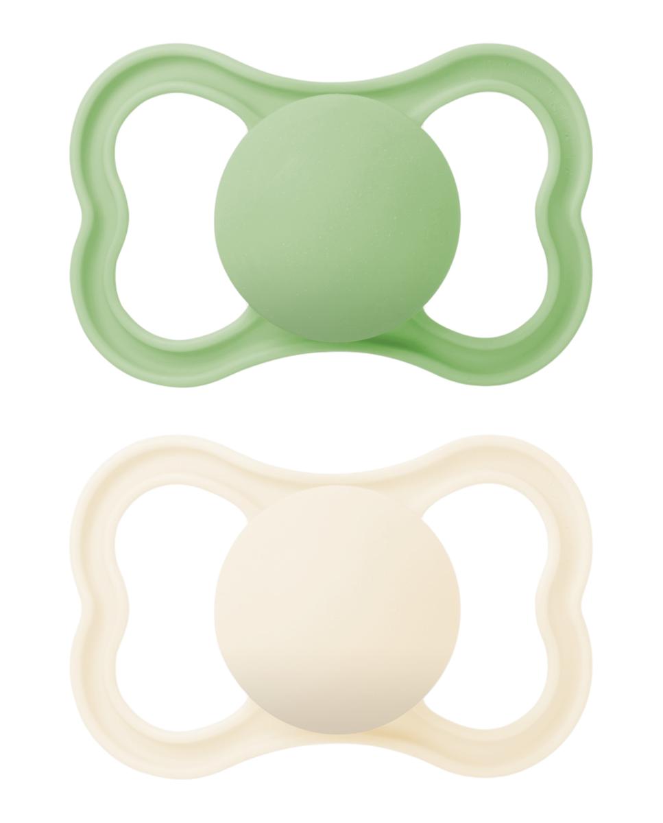 2 Chupetes Supreme 6+ Silicona MAM - Neutro Neutro-1