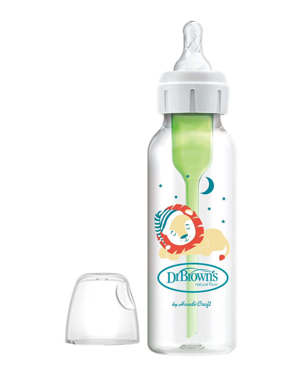 Biberón anticólico Options+ Formato Estandar 250 ml Dr. Brown's Transparente-1